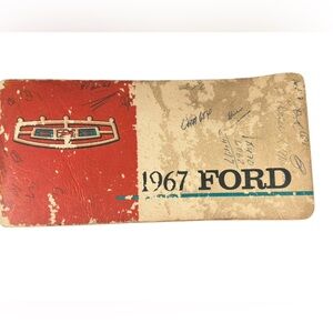 1967 Ford Owners Manual Vintage Original Booklet For Cars & Station Wagons